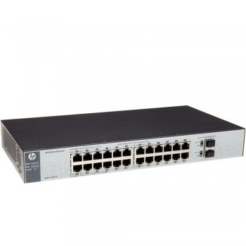 Switch HPE Aruba PS1810-24G 24 portas Gigabit RJ-45 + 2slots SFP J9834A
